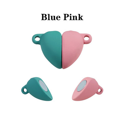 5 vnt./stal. Daugiaspalviai apvalūs magnetiniai užsegimai odiniai laidai apyrankės magnetinės jungtys, nustatymai, skirti „pasidaryk pats“ papuošalams gaminti