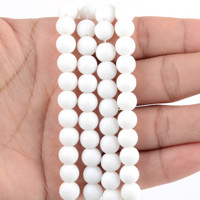 Natūralaus akmens karoliukai Akvamarinai Granatas Agatas Angelitas Kvarcas Opalas Aventurinas Jades Apvalūs karoliukai papuošalams Gaminti pasidaryk pats apyrankes