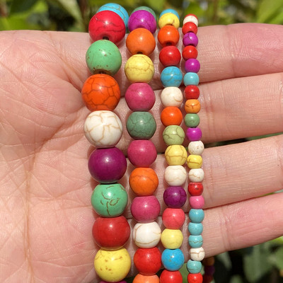 Natūralaus akmens karoliukai Akvamarinai Granatas Agatas Angelitas Kvarcas Opalas Aventurinas Jades Apvalūs karoliukai papuošalams Gaminti pasidaryk pats apyrankes