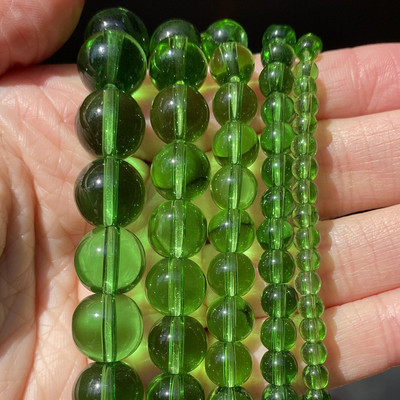 Natūralaus akmens karoliukai Akvamarinai Granatas Agatas Angelitas Kvarcas Opalas Aventurinas Jades Apvalūs karoliukai papuošalams Gaminti pasidaryk pats apyrankes