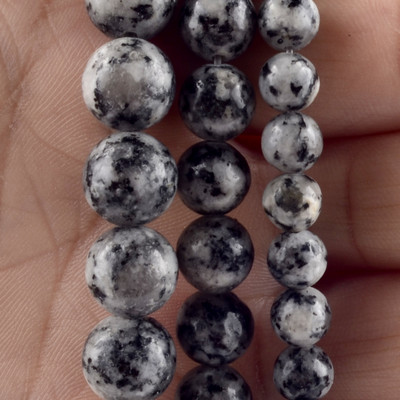 Natūralaus akmens karoliukai Akvamarinai Granatas Agatas Angelitas Kvarcas Opalas Aventurinas Jades Apvalūs karoliukai papuošalams Gaminti pasidaryk pats apyrankes