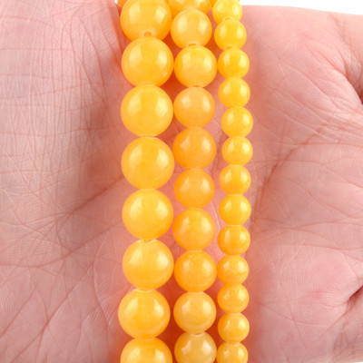 Natūralaus akmens karoliukai Akvamarinai Granatas Agatas Angelitas Kvarcas Opalas Aventurinas Jades Apvalūs karoliukai papuošalams Gaminti pasidaryk pats apyrankes