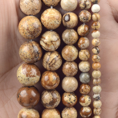 Natūralaus akmens karoliukai Akvamarinai Granatas Agatas Angelitas Kvarcas Opalas Aventurinas Jades Apvalūs karoliukai papuošalams Gaminti pasidaryk pats apyrankes