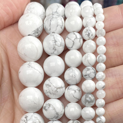 Natūralaus akmens karoliukai Akvamarinai Granatas Agatas Angelitas Kvarcas Opalas Aventurinas Jades Apvalūs karoliukai papuošalams Gaminti pasidaryk pats apyrankes