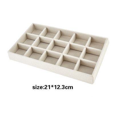 Karštas išpardavimas Mada Nešiojami aksominiai papuošalai Žiedai Papuošalai Vitrina Dėžutės dėklo laikiklis Auskarų papuošalų laikymo vitrina