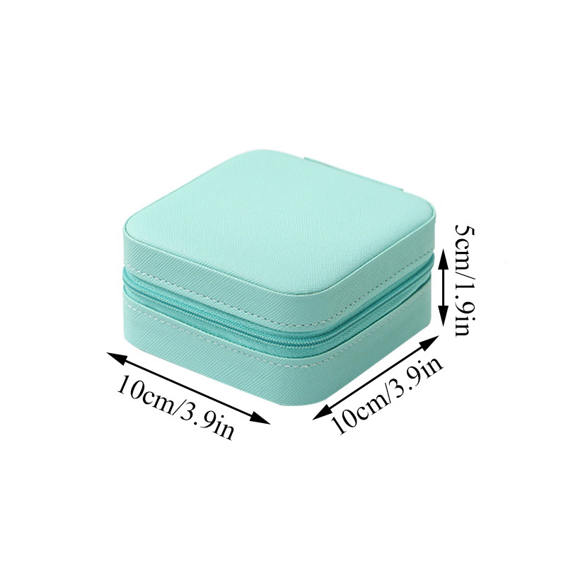 Auskarų žiedų laikiklis papuošalų dovanų dėžutės organizatorius Papuošalų ekranas Kelionių papuošalų dėklas karolių laikymo dėžutė PU kryžiaus raštas didelis