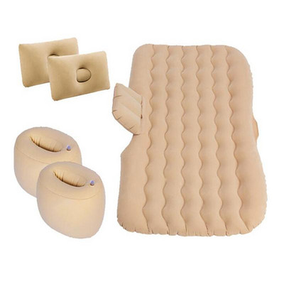 Nešiojamas čiužinys pripučiama sofa automobilinė kelioninė lova pripučiama nugaros sėdynės padėklas Daugiafunkcinė sofos automobilio pagalvė sulankstoma 135*70cm