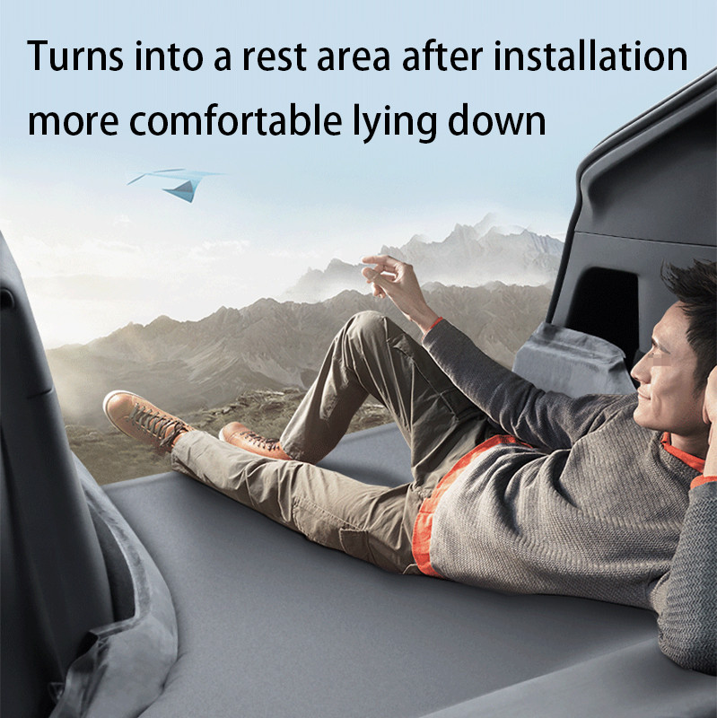 Automatinis pripučiamas oro lovos čiužinys skirtas Tesla Model Y 3 aukštos kokybės pagalvėlė kempingo automobiliu kelionei lauke