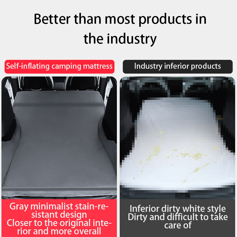 Automatinis pripučiamas oro lovos čiužinys skirtas Tesla Model Y 3 aukštos kokybės pagalvėlė kempingo automobiliu kelionei lauke