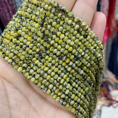 Естествен камък 3*4 мм фасетиран плосък рондел дистанционни мъниста нефрит халцедон тюркоаз лабрадорит за изработка на бижута Направи си гривна