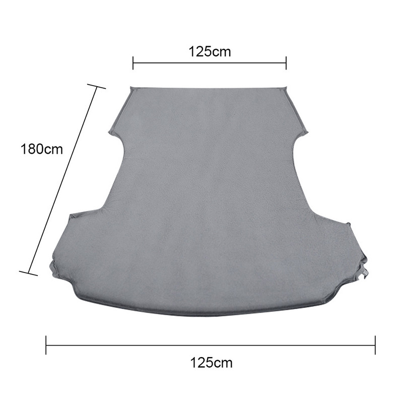 Nešiojamas lauko stovyklavimo pripučiamas specialus zomšinis audinys, skirtas Tesla Model 3 Model Y 2017-2022 pripučiamam oro čiužiniui