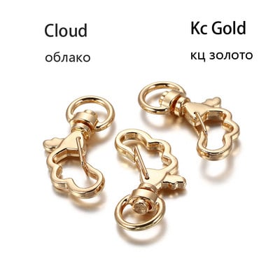 5 бр./лот Ключодържател със смесени цветове Луна Куче Котка Делфини Облак Сърце Ключодържател Направи си сам за изработка на бижута Находки Аксесоари Консумативи