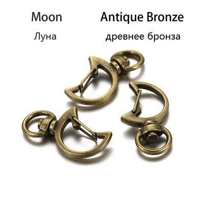 5 бр./лот Ключодържател със смесени цветове Луна Куче Котка Делфини Облак Сърце Ключодържател Направи си сам за изработка на бижута Находки Аксесоари Консумативи