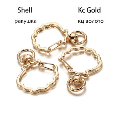 5 бр./лот Ключодържател със смесени цветове Луна Куче Котка Делфини Облак Сърце Ключодържател Направи си сам за изработка на бижута Находки Аксесоари Консумативи