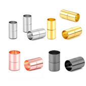 6-10 tk/kott Magnetklambrid 3 4 5 6 7 8 10 12 14 15 mm nahast nöörist käevõru pistikud isetegemise ehete jaoks.