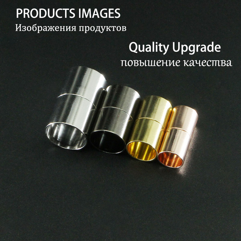 6-10 tk/kott Magnetklambrid 3 4 5 6 7 8 10 12 14 15 mm nahast nöörist käevõru pistikud isetegemise ehete jaoks.