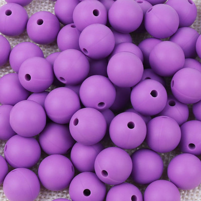 TYRY.HU Silikoniniai karoliukai 10 vnt Maisto klasės silikoniniai 12/15 mm maitinantys silikoniniai dantukų karoliukai kūdikių dantukų kaklo vėriniui „pasidaryk pats“