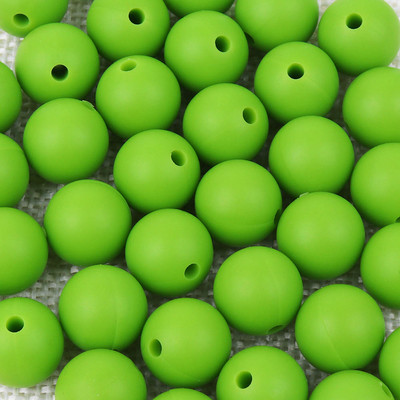 TYRY.HU Silikoniniai karoliukai 10 vnt Maisto klasės silikoniniai 12/15 mm maitinantys silikoniniai dantukų karoliukai kūdikių dantukų kaklo vėriniui „pasidaryk pats“