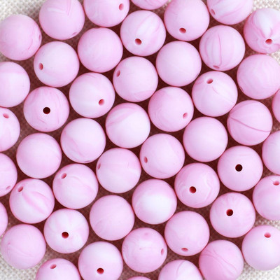 TYRY.HU Silikoniniai karoliukai 10 vnt Maisto klasės silikoniniai 12/15 mm maitinantys silikoniniai dantukų karoliukai kūdikių dantukų kaklo vėriniui „pasidaryk pats“