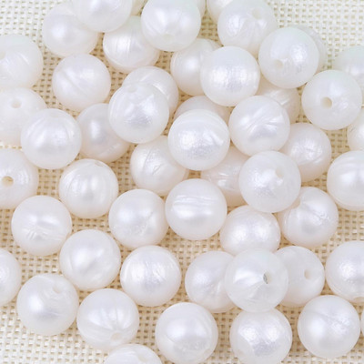 TYRY.HU Silikoniniai karoliukai 10 vnt Maisto klasės silikoniniai 12/15 mm maitinantys silikoniniai dantukų karoliukai kūdikių dantukų kaklo vėriniui „pasidaryk pats“