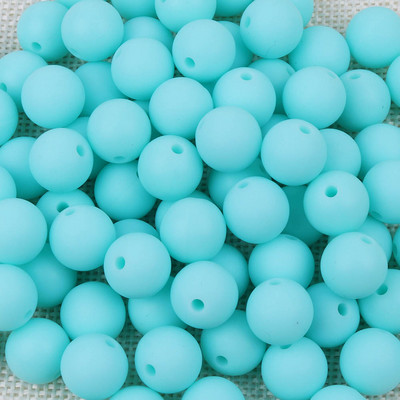 TYRY.HU Silikoniniai karoliukai 10 vnt Maisto klasės silikoniniai 12/15 mm maitinantys silikoniniai dantukų karoliukai kūdikių dantukų kaklo vėriniui „pasidaryk pats“