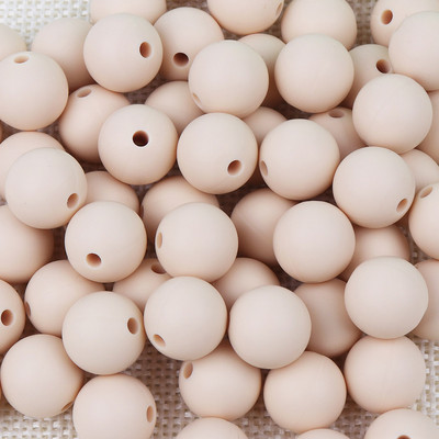 TYRY.HU Silikoniniai karoliukai 10 vnt Maisto klasės silikoniniai 12/15 mm maitinantys silikoniniai dantukų karoliukai kūdikių dantukų kaklo vėriniui „pasidaryk pats“