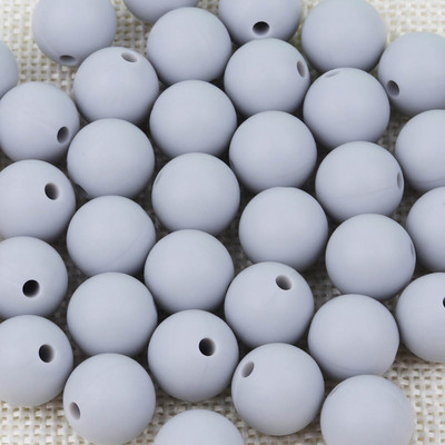 TYRY.HU Silikoniniai karoliukai 10 vnt Maisto klasės silikoniniai 12/15 mm maitinantys silikoniniai dantukų karoliukai kūdikių dantukų kaklo vėriniui „pasidaryk pats“