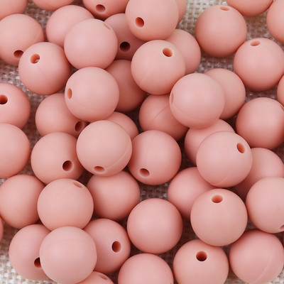 TYRY.HU Silikoniniai karoliukai 10 vnt Maisto klasės silikoniniai 12/15 mm maitinantys silikoniniai dantukų karoliukai kūdikių dantukų kaklo vėriniui „pasidaryk pats“