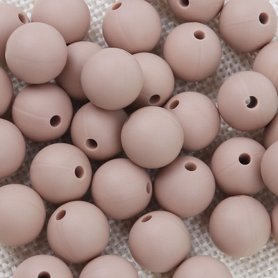 TYRY.HU Silikoniniai karoliukai 10 vnt Maisto klasės silikoniniai 12/15 mm maitinantys silikoniniai dantukų karoliukai kūdikių dantukų kaklo vėriniui „pasidaryk pats“