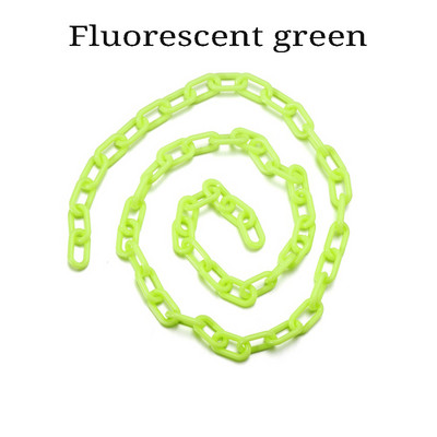10 gab 50 cm krāsaini plastmasas kvadrātveida saites ķēdes omāru aizdare atslēgu piekariņi kaklarotai rokassprādzei DIY izgatavošana ķēdes saites Aksesuāri