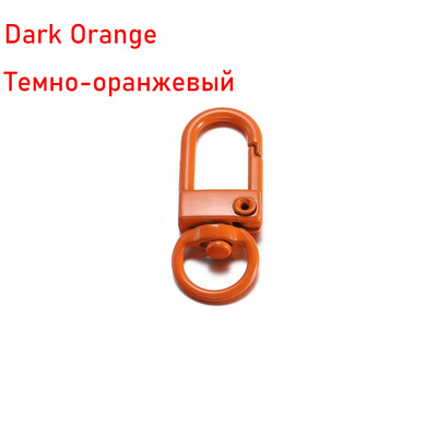10 vnt/stal. Spalvingas raktų pakabukų žiedas metalinis omaras užsegimas kabliukų segtukai raktų pakabukų kabliukams „pasidaryk pats“ papuošalų kūrimo radinių priedai