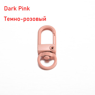 10 vnt/stal. Spalvingas raktų pakabukų žiedas metalinis omaras užsegimas kabliukų segtukai raktų pakabukų kabliukams „pasidaryk pats“ papuošalų kūrimo radinių priedai