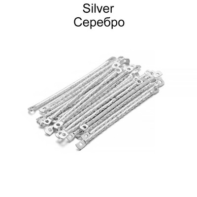 100 бр./лот 15-40 мм златни ленти с двоен цилиндър, обеци, свързващи се за изработка на бижута, игли за обеци Направи си сам консумативи, аксесоари