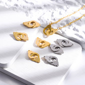 5 kom./lot privjesak s lisicama od nehrđajućeg čelika s dvostrukom rupom, ogrlica, narukvica, privjesci, konektori za dodatke za izradu nakita DIY