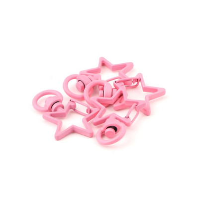 5 бр./Партида метални метални цветни куки за закопчаване на омар, пръстени за ключове, конектори за Направи си сам, занаяти, изработка на бижута, находки, аксесоари