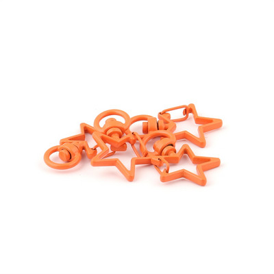 5 бр./Партида метални метални цветни куки за закопчаване на омар, пръстени за ключове, конектори за Направи си сам, занаяти, изработка на бижута, находки, аксесоари