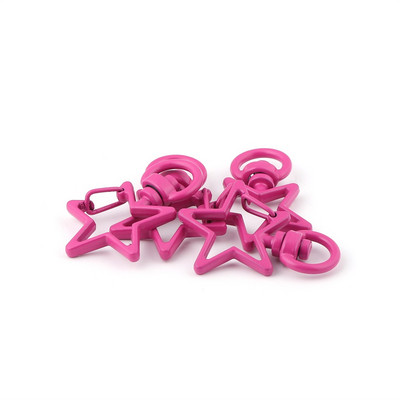 5 бр./Партида метални метални цветни куки за закопчаване на омар, пръстени за ключове, конектори за Направи си сам, занаяти, изработка на бижута, находки, аксесоари