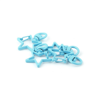 5 бр./Партида метални метални цветни куки за закопчаване на омар, пръстени за ключове, конектори за Направи си сам, занаяти, изработка на бижута, находки, аксесоари