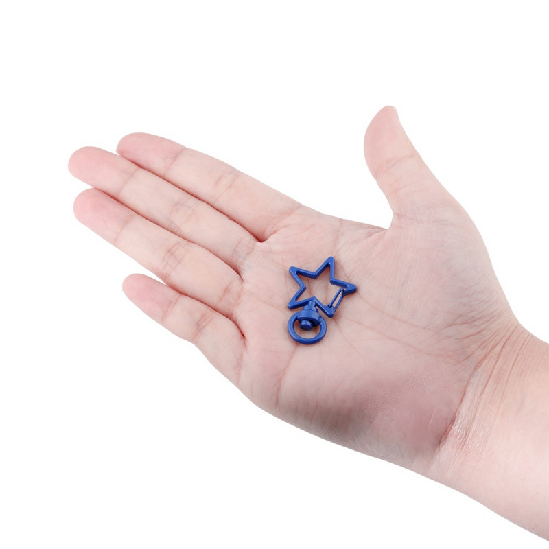 5 бр./Партида метални метални цветни куки за закопчаване на омар, пръстени за ключове, конектори за Направи си сам, занаяти, изработка на бижута, находки, аксесоари