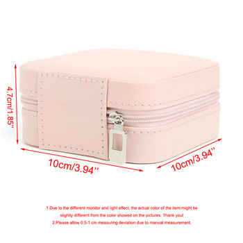 Персонализирана персонализирана кутия за бижута Кутии за пръстени Пътуване Момичета Калъф за бижута Писмо с име Предложение за шаферка Подарък за майка за рожден ден