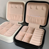 Kutije za nakit Kutije za nakit Organizator za izložbe Putovanje Djevojke Prijenosna pohrana Kutija za nakit Visokokvalitetni držač za naušnice Pokloni Hot