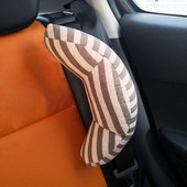 Vaikų automobilinės kėdutės galvos atramos pagalvėlė pečių atramos pagalvėlė medvilnė minkšta miego pagalvė Aukštos kokybės automobilinė kaklo pagalvė 1 vnt.