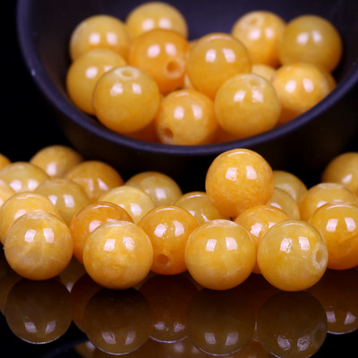 Natūralūs lipidolito akmens apvalūs laisvi tarpiniai karoliukai papuošalams gaminti „pasidaryk pats“ rankų darbo apyrankė 6/8/10/12 mm