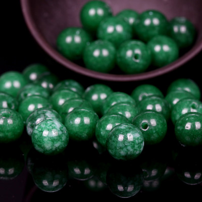 Natūralūs lipidolito akmens apvalūs laisvi tarpiniai karoliukai papuošalams gaminti „pasidaryk pats“ rankų darbo apyrankė 6/8/10/12 mm