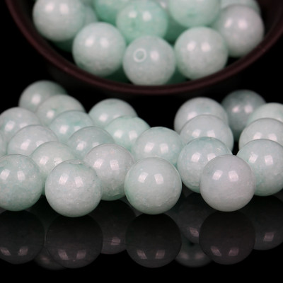 Natūralūs lipidolito akmens apvalūs laisvi tarpiniai karoliukai papuošalams gaminti „pasidaryk pats“ rankų darbo apyrankė 6/8/10/12 mm