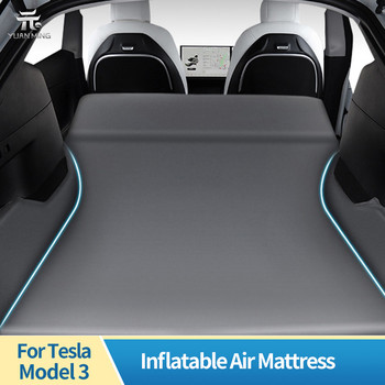 Tesla автомобилен матрак надуваемо легло за модел 3/Y автоматичен надуваем матрак лагер сгъваема задна седалка легло подложка за спане авто част