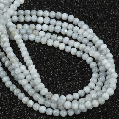 2–10 mm dabīgas baltas gliemežvāku pērļu krelles, apaļas, vaļīgas starplikas Opāla mēness akmens krelles rotaslietu izgatavošanai, sieviešu kaklarotas rokassprādzes.