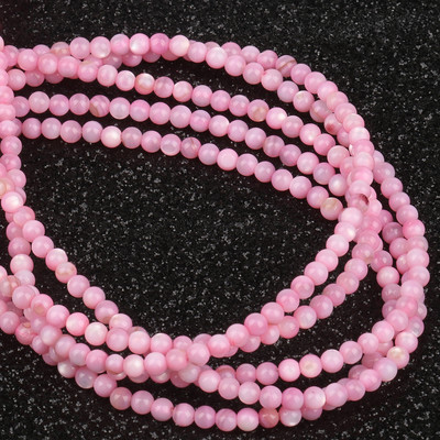 2–10 mm dabīgas baltas gliemežvāku pērļu krelles, apaļas, vaļīgas starplikas Opāla mēness akmens krelles rotaslietu izgatavošanai, sieviešu kaklarotas rokassprādzes.