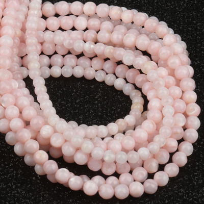 2–10 mm dabīgas baltas gliemežvāku pērļu krelles, apaļas, vaļīgas starplikas Opāla mēness akmens krelles rotaslietu izgatavošanai, sieviešu kaklarotas rokassprādzes.