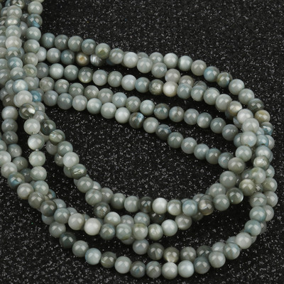 2–10 mm dabīgas baltas gliemežvāku pērļu krelles, apaļas, vaļīgas starplikas Opāla mēness akmens krelles rotaslietu izgatavošanai, sieviešu kaklarotas rokassprādzes.